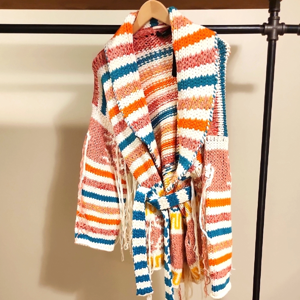 Multicolor Striped Women's Sweater